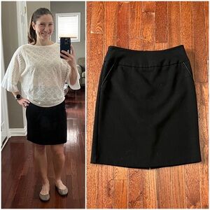 Forever 21 High Waisted Pencil Skirt in Black - size Small
